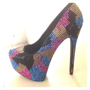 Steve Madden sparkle heels!!